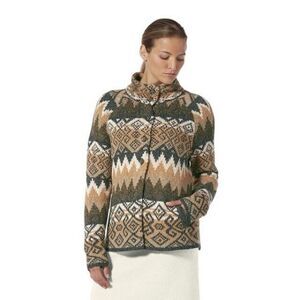Royal Robbins Women's Mystic Canyon Pattern Cardigan Size S Wool Blend  Sweater